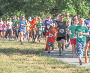 Families enjoyed a great day of running and walking at the Fall Family Fun Run on Sunday. Proceeds from the event go toward health and wellness programs at Berthoud schools.